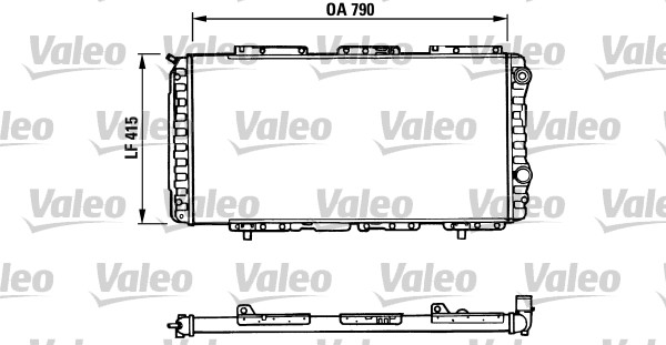 VALEO Vízhűtő 730997_VALEO