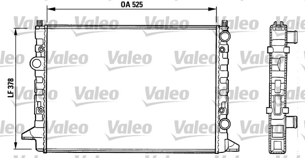 VALEO Vízhűtő RM1035_VALEO