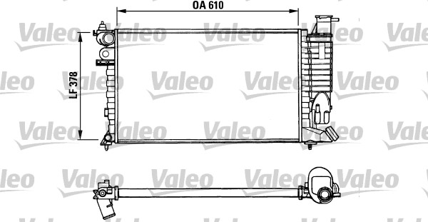 VALEO Vízhűtő RM1011_VALEO