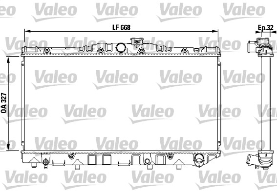 VALEO Vízhűtő 731095_VALEO