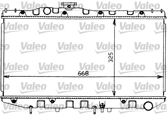 VALEO Vízhűtő 731097_VALEO