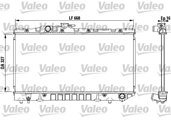 VALEO Vízhűtő 731115_VALEO