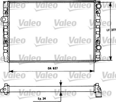 VALEO Vízhűtő 731127_VALEO