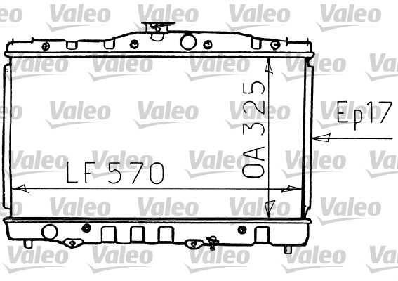 VALEO Vízhűtő 731135_VALEO