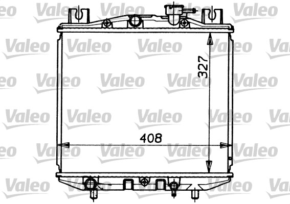 VALEO Vízhűtő 731153_VALEO