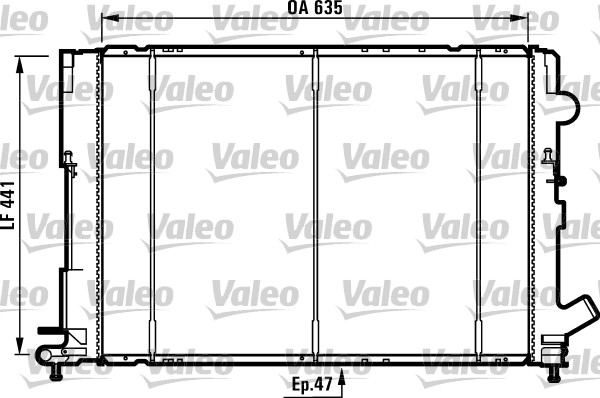 VALEO Vízhűtő RC1049_VALEO