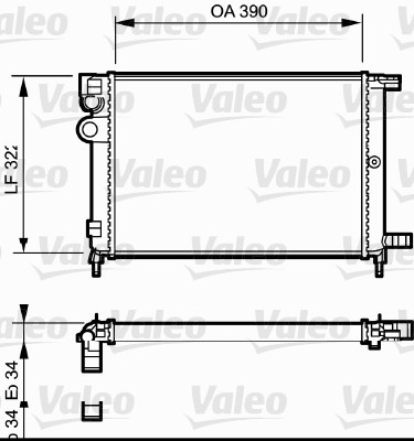 VALEO Vízhűtő 731177_VALEO