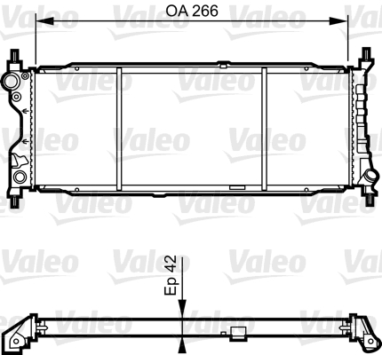 VALEO Vízhűtő TH137_VALEO