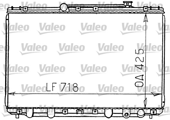 VALEO Vízhűtő 731196_VALEO