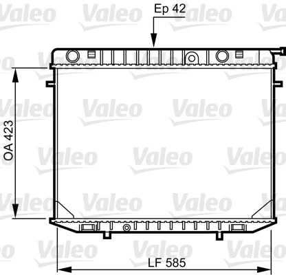 VALEO Vízhűtő 731237_VALEO