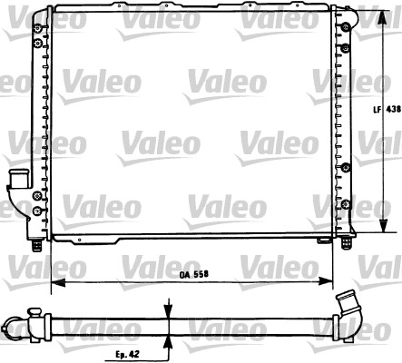 VALEO Vízhűtő 731278_VALEO