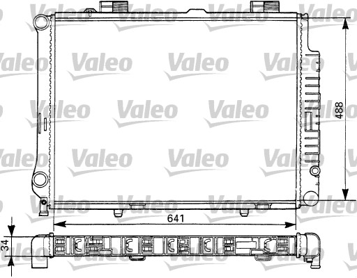 VALEO Vízhűtő RM111_VALEO