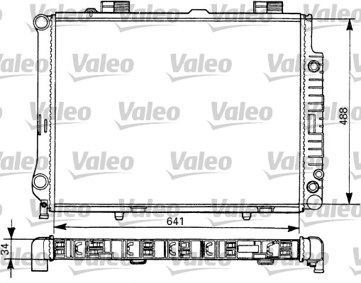 VALEO Vízhűtő RM112_VALEO