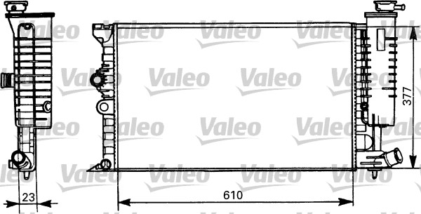 VALEO Vízhűtő RM1102_VALEO