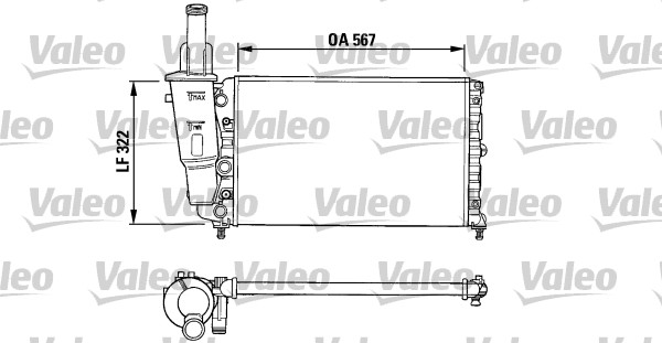 VALEO Vízhűtő RM127_VALEO