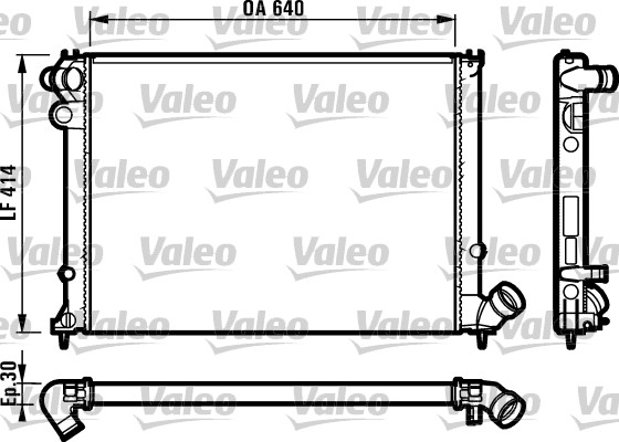 VALEO Vízhűtő RM1027_VALEO