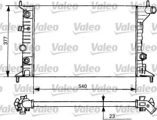 VALEO Vízhűtő RM1058_VALEO