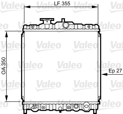 VALEO Vízhűtő 731469_VALEO