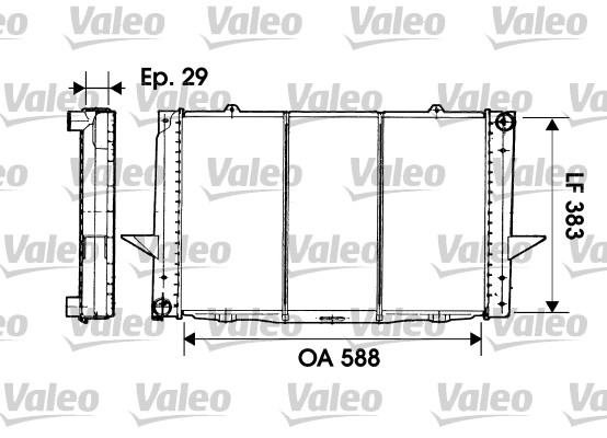 VALEO Vízhűtő 731477_VALEO