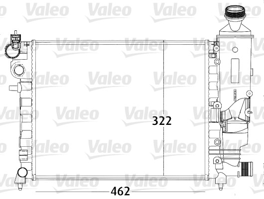 VALEO Vízhűtő 731498_VALEO