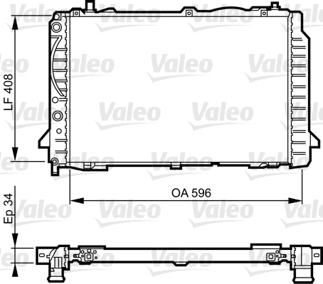 VALEO Vízhűtő 731503_VALEO