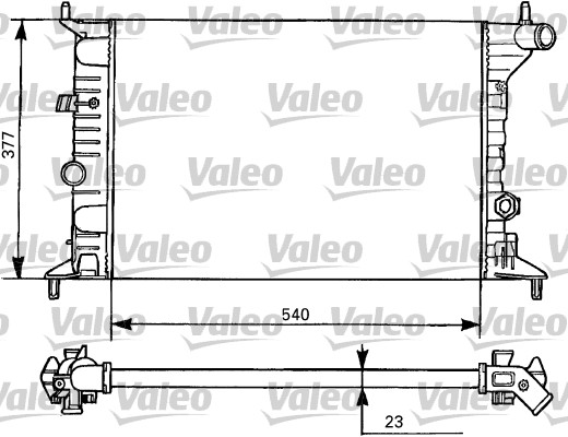 VALEO Vízhűtő RM1061_VALEO