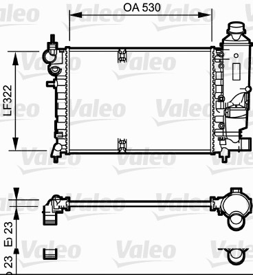 VALEO Vízhűtő 731527_VALEO