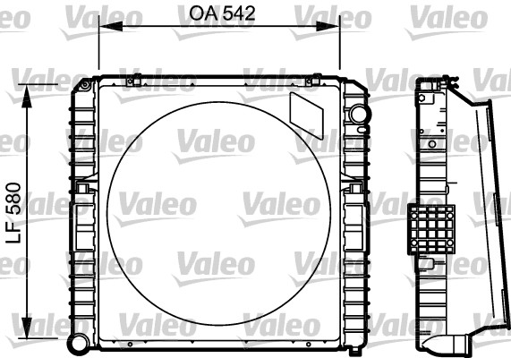 VALEO Vízhűtő 98425660_VALEO