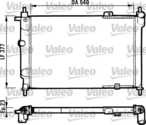 VALEO Vízhűtő RM1141_VALEO