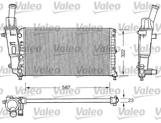 VALEO Vízhűtő RM137_VALEO