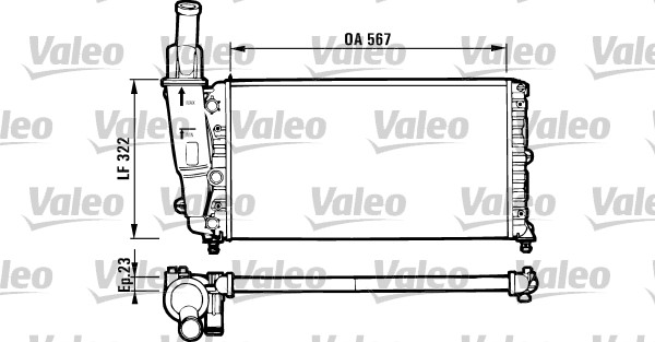 VALEO Vízhűtő RM138_VALEO