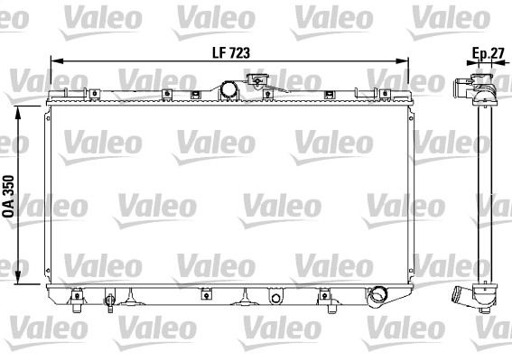 VALEO Vízhűtő 731568_VALEO