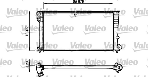 VALEO Vízhűtő RM1083_VALEO