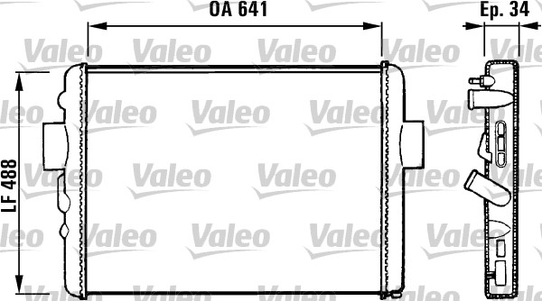 VALEO Vízhűtő RM141_VALEO