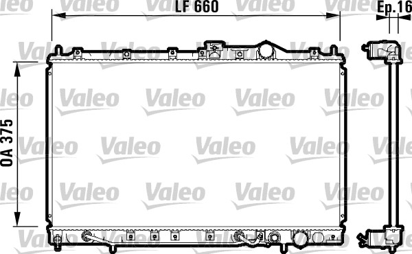 VALEO Vízhűtő 731648_VALEO