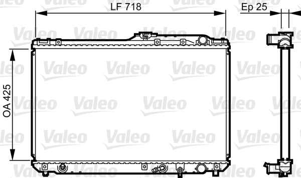 VALEO Vízhűtő 731684_VALEO