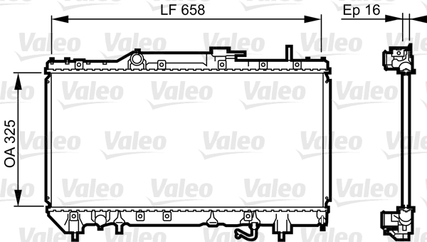 VALEO Vízhűtő 731685_VALEO