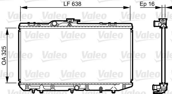 VALEO Vízhűtő 731713_VALEO