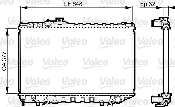 VALEO Vízhűtő 731715_VALEO