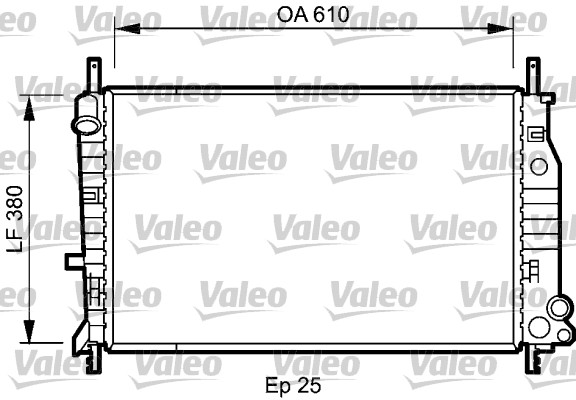 VALEO Vízhűtő 731724_VALEO