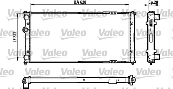 VALEO Vízhűtő RM1135_VALEO