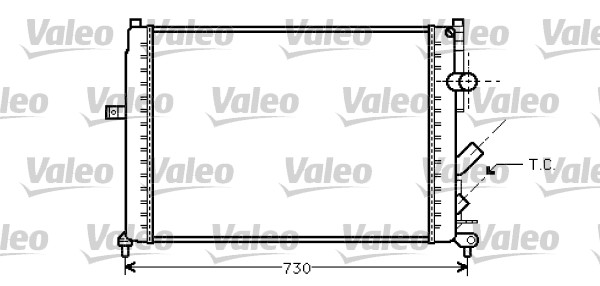 VALEO Vízhűtő 731738_VALEO