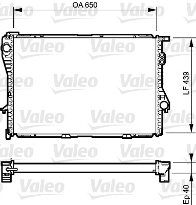 VALEO Vízhűtő 731764_VALEO