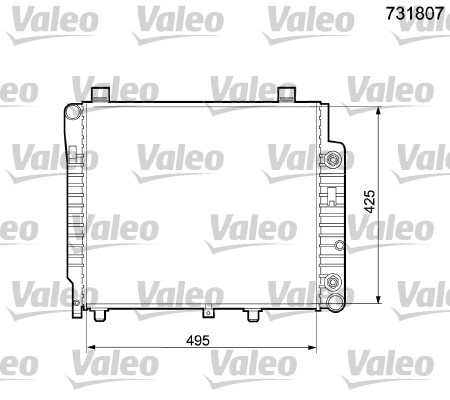 VALEO Vízhűtő 731807_VALEO