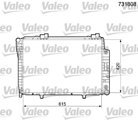 VALEO Vízhűtő 731808_VALEO