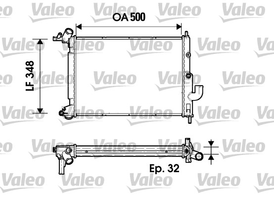 VALEO Vízhűtő 731846_VALEO