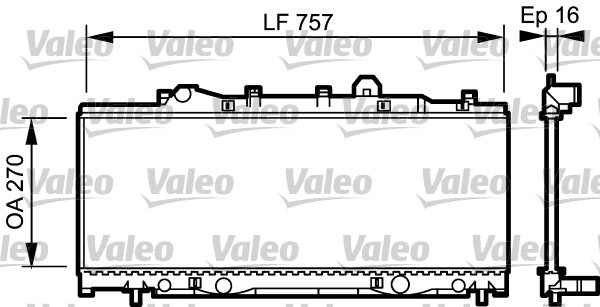 VALEO Vízhűtő 731975_VALEO