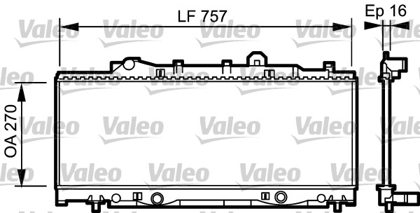 VALEO Vízhűtő 731976_VALEO