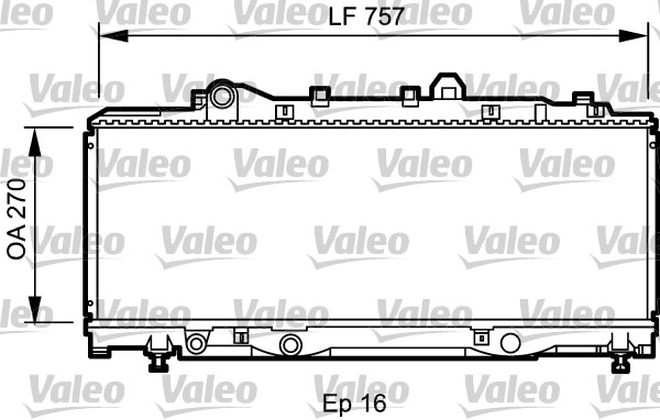 VALEO Vízhűtő 731980_VALEO