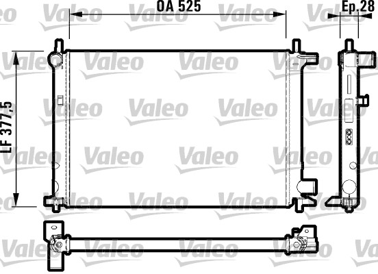 VALEO Vízhűtő RM1169_VALEO